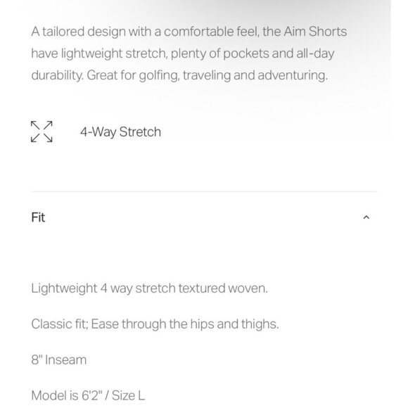 Vuori Men Aim shorts, grey/beige, Size 32 - Picture 3 of 10